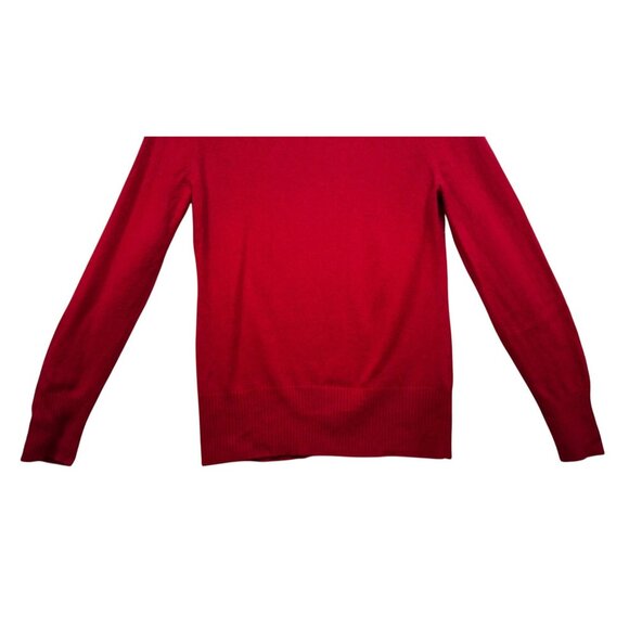 APT. 9 100% Cashmere Turtleneck Sweater Womens Size L Red Soft Cozy - Picture 4 of 11